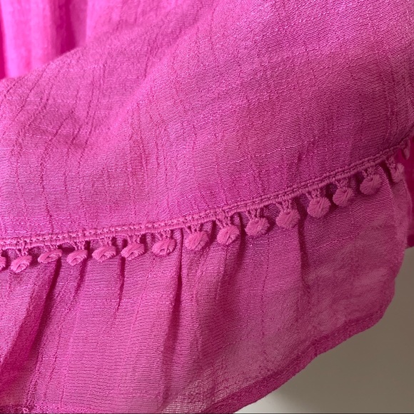 NWT Zac & Rachel Pink Boho Top Sz 1X - Picture 4 of 6